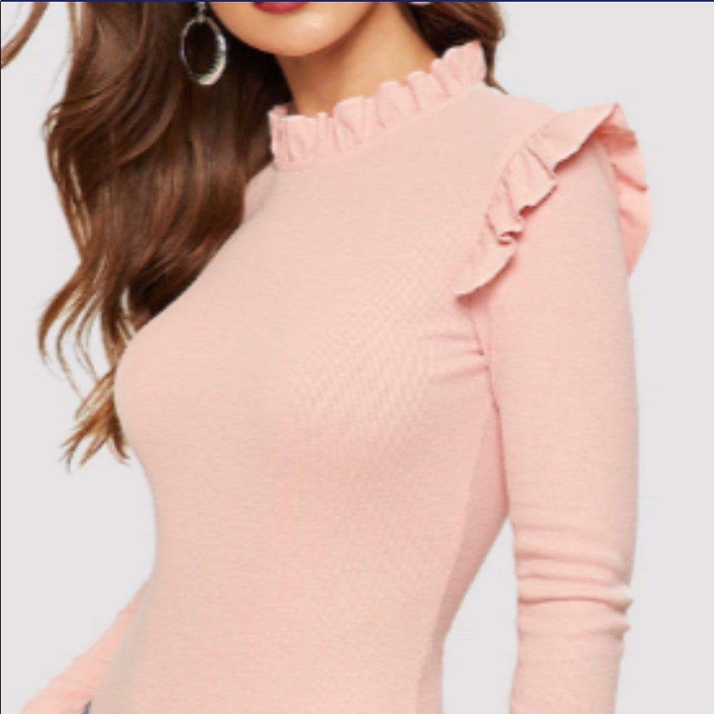 Ribbed Knit Tee